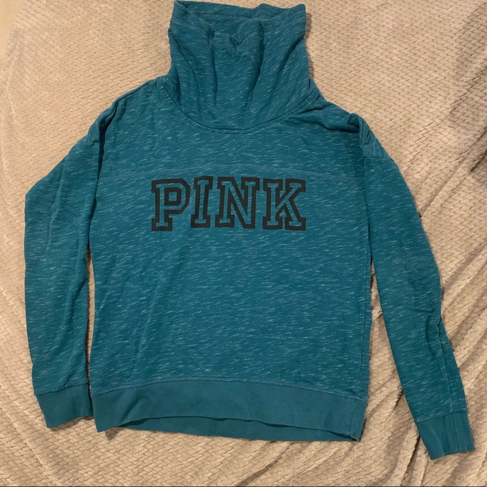 Victoria’s Secret Pink Cowl Neck Hoodie - Picture 2 of 7